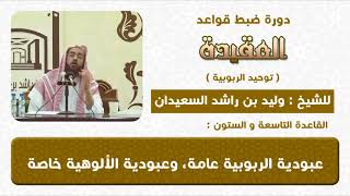 عبودية الربوبية عامة وعبودية الالوهية خاصة image