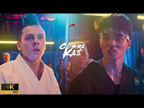 Cobra Kai vs Miyagi-Do Squad Fight | Cobra Kai 4K Scene