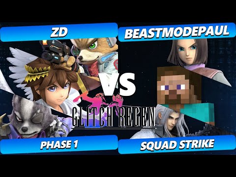 Glitch Regen Phase 1 - ZD Vs. BeastModePaul - Smash Ultimate Tournament