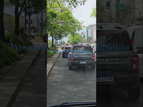 Avenida 9 de Julio - Hipólito Yrigoyen - 22 de octubre de 2025