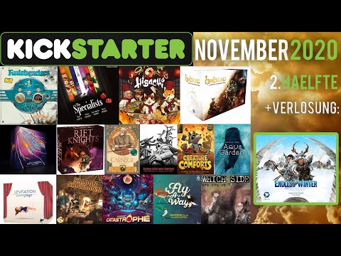 Brettspiele auf Kickstarter im November 2020 (2. Hälfte) - Kickstartervorschau -