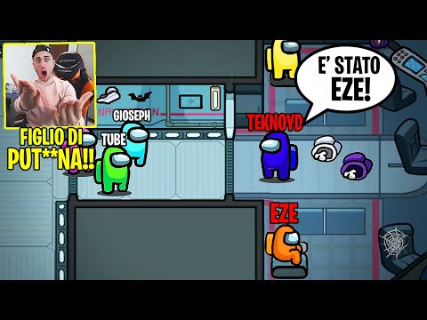 THE OTHER IMPOSTOR BETRAYS ME and I GO CRAZY on AMONG US (100% INFAMOUS) @teknoyd. @Tuberanza