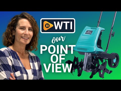 Tiller Cultivator 17 inch 15 Amp 6 Steel Tines Tillers for Gardening Electric Cultivator Tiller for Garden Yard 15-AMP - WTI product video review