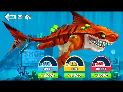 Hungry Shark Wolrd - Atomic Shark Unlocked - Bigger, Faster and Stronger Gameplay