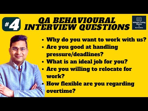 Software Testing Behavioral Interview Questions and Answers Part 1