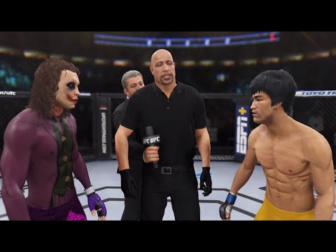 Bruce Lee vs. Joker - EA Sports UFC 4 - Epic Fight 🥑
