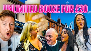 I Invited My Subscribers to £20 UNLIMITED DRINKS in Doncaster... CHAOS ENSUED!