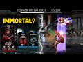 Tower Of Horror Boss Battle 110 How To Deal With Immortal Kold Skarlet Healing MK Mobile 7 0