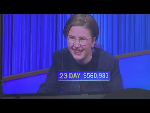 Jeopardy - MATTEAS CLOSE CALL- 23 DAY WINNER @23 Years Old ~ LadyRanger