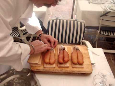 Recette poutargue Chez Loury Restaurante em Marselha