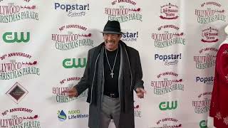 Danny Trejo arrives at the 90th Annual Hollywood Christmas Parade