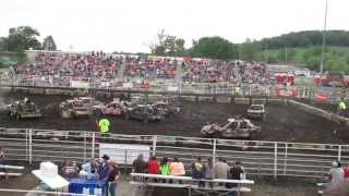 preview picture of video 'Tonganoxie Demo Derby - Compact Class 5/24/14 - Pt 1'