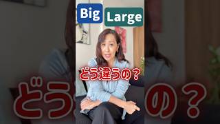 BigとLargeの違い、説明できるかな？意外と知らない英語の使い分け