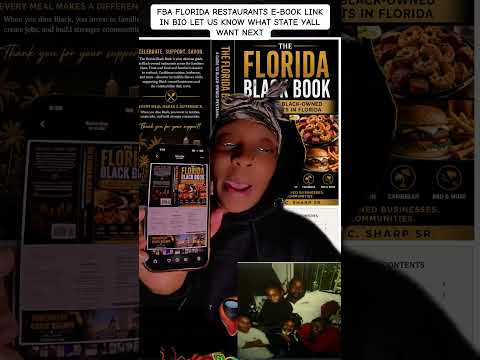 FBA FLORIDA RESTAURANTS E-BOOK LINK IN BIO LET US KNOW WHAT STATE YALL WANT NEXT #fba #viralvideo