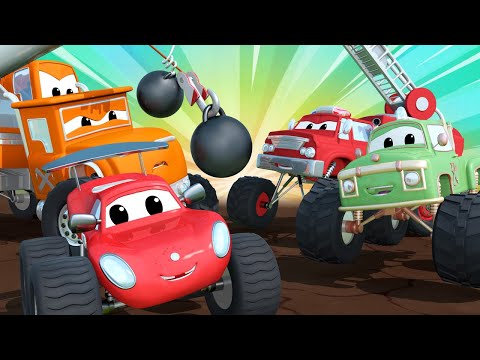 Monster kamioni za djecu -  Kuglanje - Monster Grad