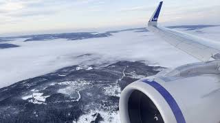 4K | SAS A320 NEO landing at Oslo