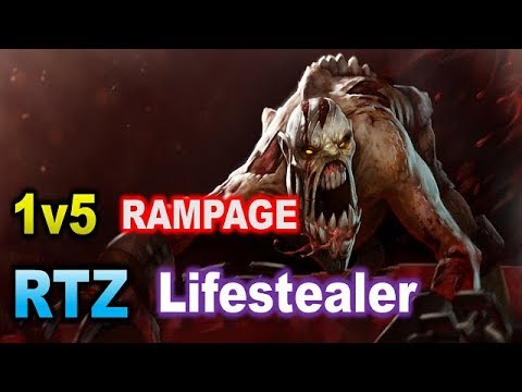 RTZ Lifestealer 1v5 RAMPAGE - EG vs VG TI9
