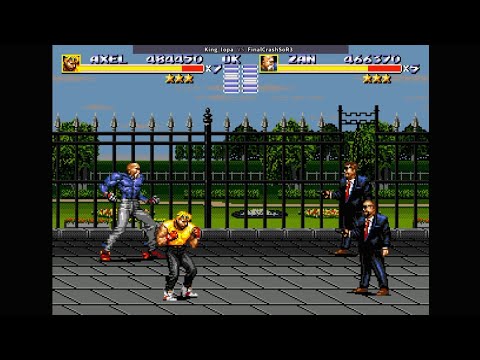 Streets of Rage 3 Hard No Death Coop (Axel & Zan) City Hall Route by King iOpa & FinalCrashSoR3