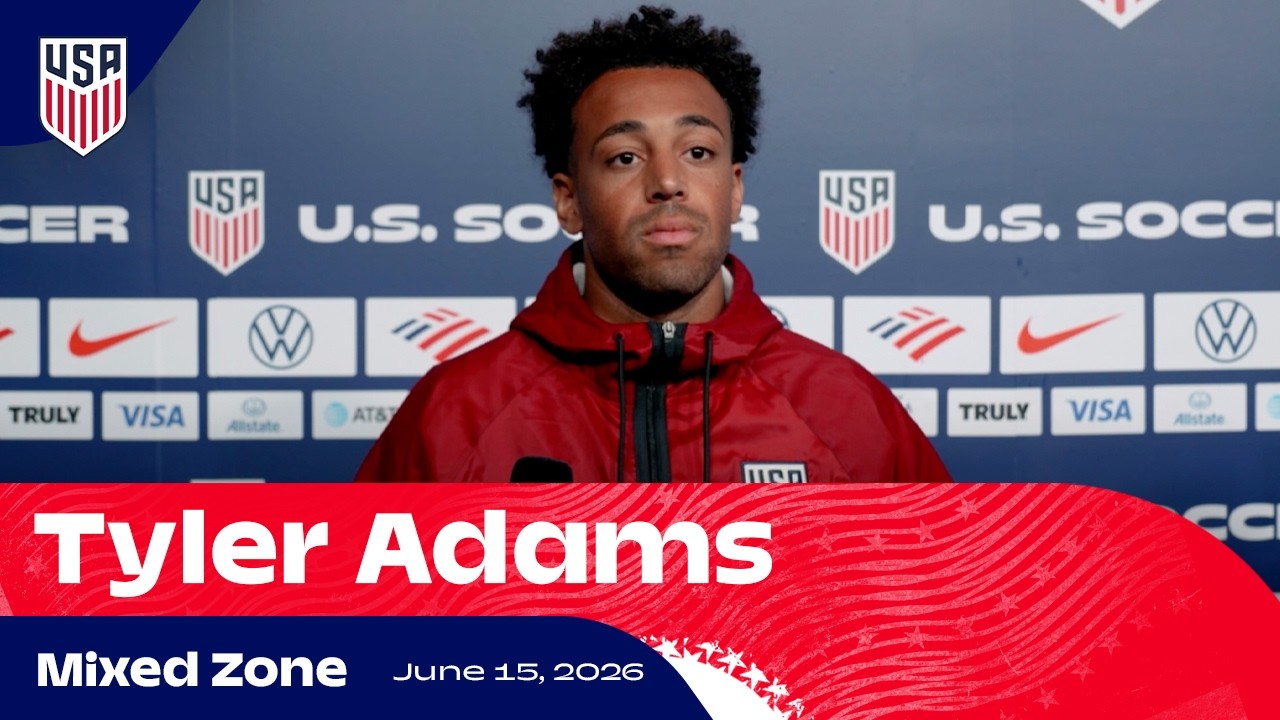 Tyler Adams | Mixed Zone | 2026 FIFA World Cup | June 15