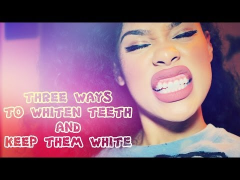 HOW TO : WHITEN TEETH AND KEEP THEM WHITE | GIVEAWAY CLOSED