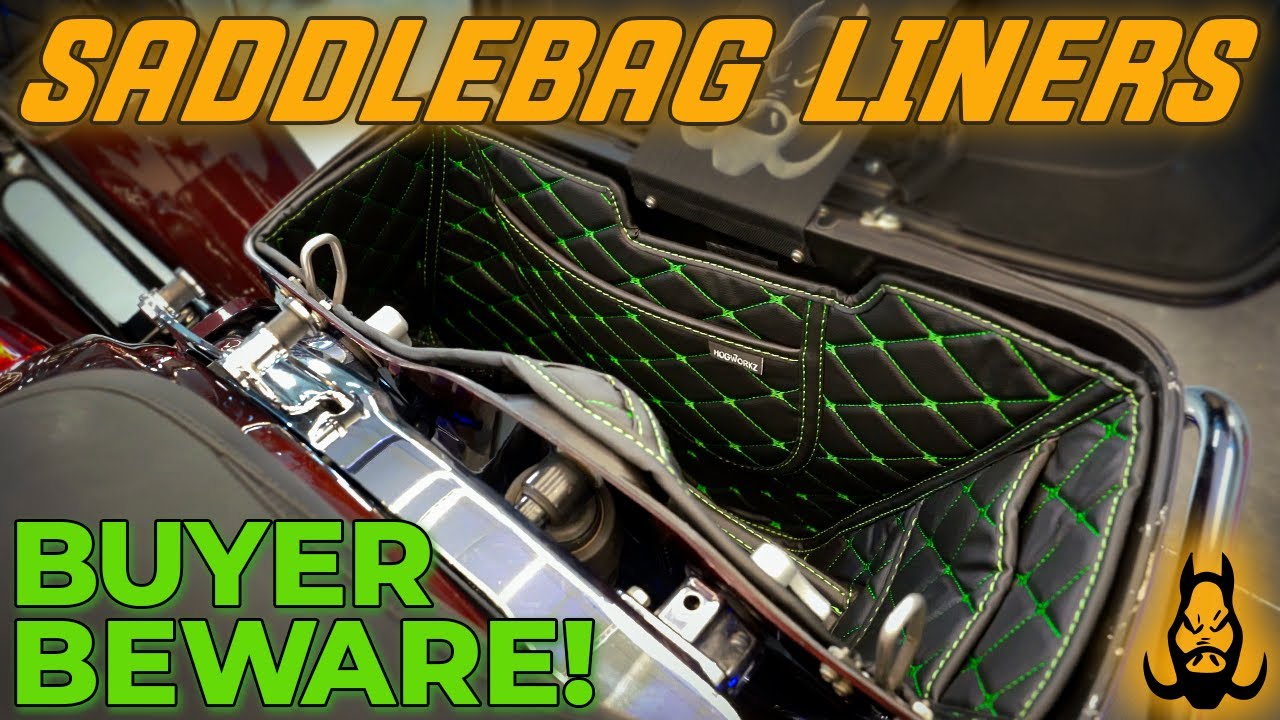 WATCH THIS BEFORE BUYING HOGWORKZ SADDLEBAG LINERS!!!