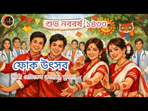 বাংলা পহেলা বৈশাখ ১৪৩৩, উপলক্ষে গাজী মেডিকেল কলেজের ফোক উৎসব অনুষ্ঠান। পর্ব-১