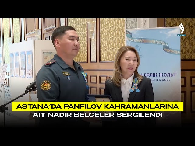 Astana’da Panfilov Kahramanlarına ait nadir belgeler sergilendi