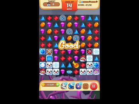 Jewel Match King Level 417 - Walkthrough ( No Booster )