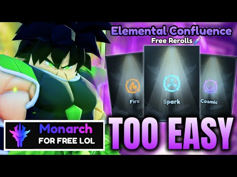 260 FREE REROLLS! | Clearing ELEMENTAL CONFLUENCE in Anime Vanguards
