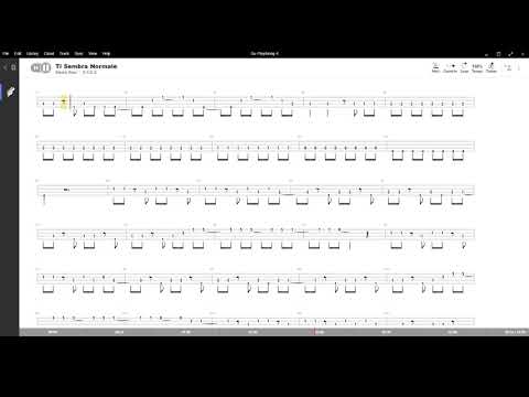 Ti sembra normale ( Max Gaze' ) ,Tablatura e base Senza Basso - Backing bass track