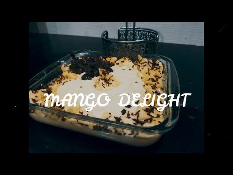 HOW TO MAKE  CHILLED MANGO DELIGHT