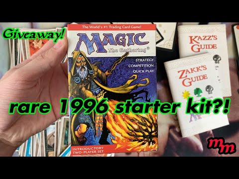 Unboxing and Giving Away a 1996 Starter Kit from Ebay! | Magic: The Gathering