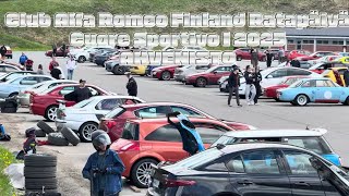 Club Alfa Romeo Finland ratapäivä Ahvenistolla (Cuore Sportivo I 2025)