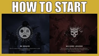 How To Start The Witch Queen Campaign On Legendary Or Classic Difficulty Destiny 2