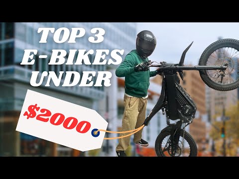 Suchen Sie ein tolles E-Bike unter 2000 $? Hier sind die Top 3!