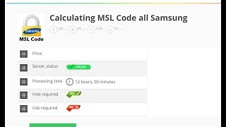 How to get MSL Code Unlock all Samsung  Galaxy Phones