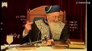 הלכות ביקור חולים - פרשת וירא - טו' חשון תשס"ז - מרן הרב מרדכי אליהו (הרב מרדכי אליהו זצ"ל) - התמונה מוצגת ישירות מתוך אתר האינטרנט יוטיוב. זכויות היוצרים בתמונה שייכות ליוצרה. קישור קרדיט למקור התוכן נמצא בתוך דף הסרטון