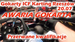 ICF Karting, Sprinter 20m  Przerwane Quali z powodu awarii gokarta