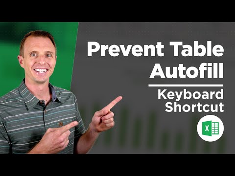 10 Essential Shortcuts for Excel Tables