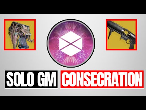 OLD School Consecration TITAN Vs Solo GM | FARM GM Shiny Weapons | Birthplace Of The Vile Destiny 2