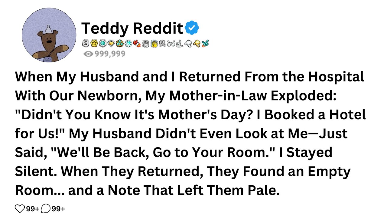 When My Husband and I Returned From the Hospital With Our Newborn, My Mother-in-Law Exploded:"Didn't