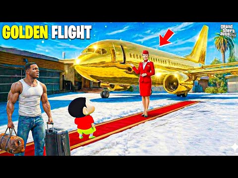 Franklin & Shinchan Finally Find GOLDEN FLIGHT in Dustbin | Happy Life Story