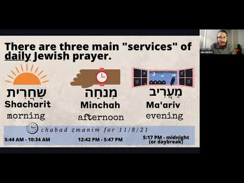 Intro to Jewish Prayer #2: Understanding The Service Structure