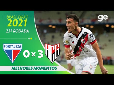 Gols e lances de Fortaleza x Atlético-GO