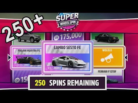 Forza Horizon 5 - OPENING 250+ SUPER WHEELSPINS & 200 Wheelspins!