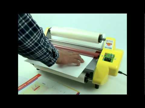 How to install film on thermal lamination machine