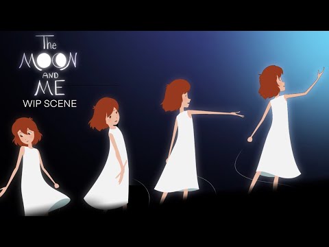 THE MOON AND ME ANIMATED SHORT FILM | WIP SCENE