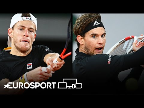 Diego Schwartzman vs Dominic Thiem  | Roland Garros 2020 | Quarter-Final Highlights | Eurosport