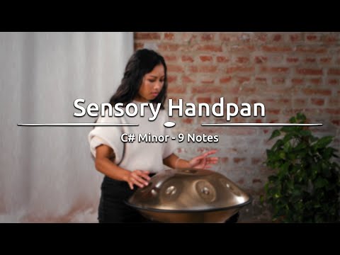 Sensory Handpan, 9 Notes C# Minor, 432 Hz, Vintage Gold,  - HPSTL92 - Meinl Sonic Energy