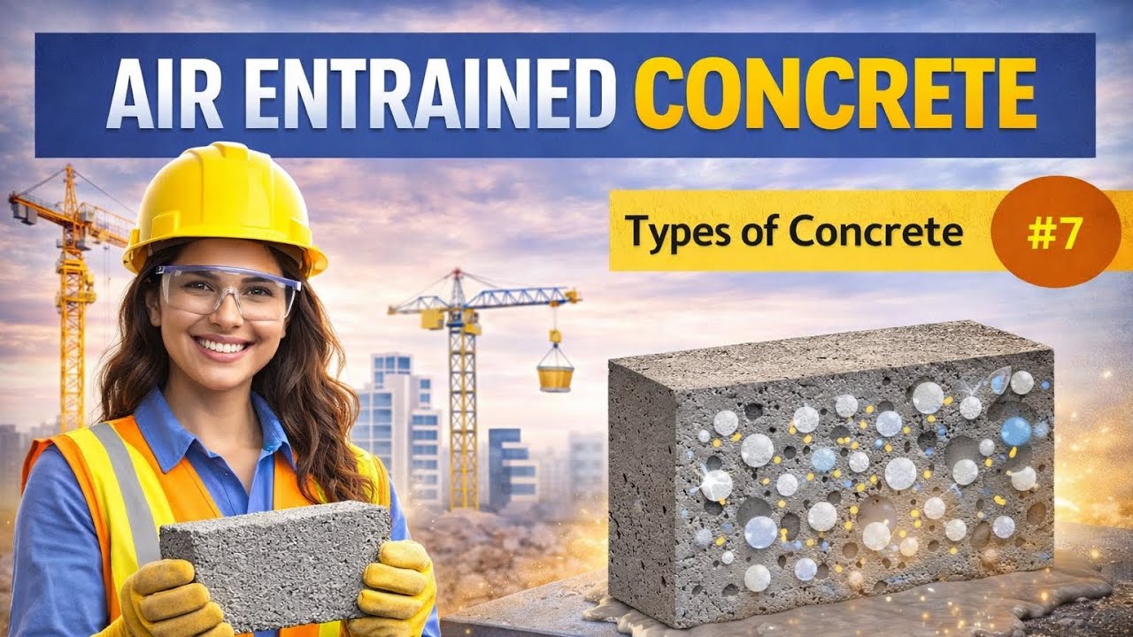 What is Air Entrained Concrete? || Types of Concrete #7